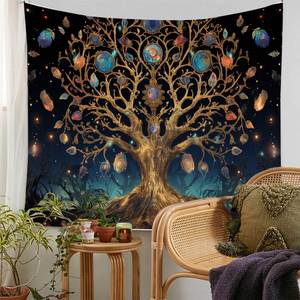 Tapiz Decorativo de Pared con Diseño de Mandala en Tela de Poliéster Personalizado, Tapiz Decorativo para el Hogar y la Habitación - Product Image 4