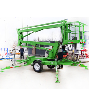 Penjualan terlaris kecil 10 ~ 20m listrik diesel sky spider cherry pemetik boom lift dilacak dengan meratakan otomatis - Product Image 3