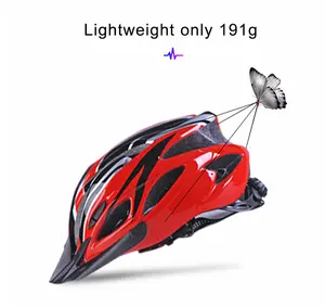 Ultralight bisiklet güvenlik açık yol döngüsü kask ayarlanabilir kask çıkarılabilir vizör dağ yolu bisiklet kaskı