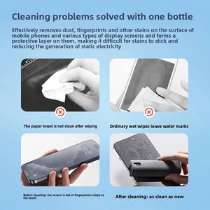 Limpiador de Pantalla para Móviles y Laptops, Spray de Limpieza Todo en Uno con Cabezal de Plástico para Eliminar Polvo y Cenizas - Product Image 4