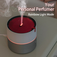 Diffuseur ultrasonique rechargeable USB décoratif pour la maison avec éclairage LED, aromathérapie et humidificateur pour le yoga et la maison, garantie 1 an