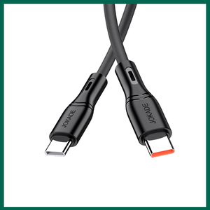 สายชาร์จและถ่ายโอนข้อมูล JOKADE Type-C to Type-C แบบซิลิโคนทนไฟ ชาร์จเร็ว - Product Image 4