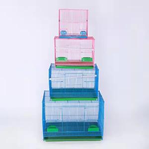 Soporte de <span class=keywords><strong>jaula</strong></span> canaria opcional, <span class=keywords><strong>jaula</strong></span> cuadrada de <span class=keywords><strong>aluminio</strong></span> para pájaros y loros - Product Image 2