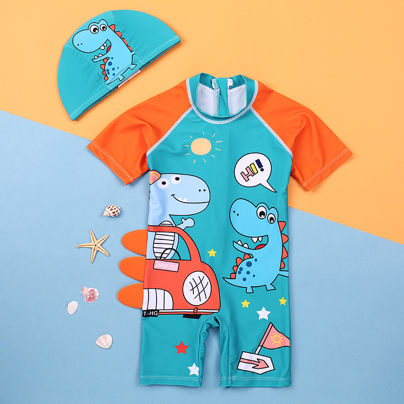 Voiture dinosaure color block 2032