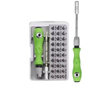 Jeu de tournevis multifonctionnel de précision 32 en 1, outil ménager pour le démontage et l'assemblage, embout en plastique galvanisé compatible OEM - Product Image 4
