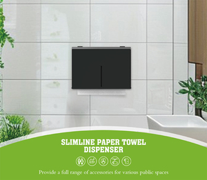 Distributeur de serviettes en papier mural FANDA, moderne, en acier, écologique - Product Image 2