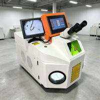 Soudeuse laser YAG 200W pour bijoux, petite machine de soudage laser de bureau pour métaux précieux