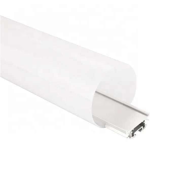 Perfil de tubo redondo LED Canal LED de aluminio luminoso de 270 grados
