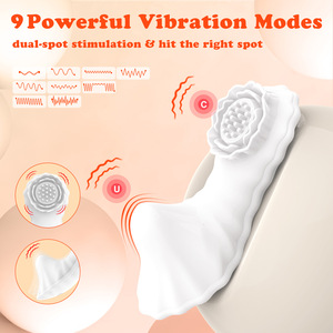 Vibrateur pour femmes - Silicone sûr pour le corps - CE RoHS - Vibration multi-vitesses - Étanche IPX7 - Rechargeable par USB-C - Contrôle par application Bluetooth - 9 vitesses - Product Image 3