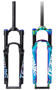 Ressort pneumatique coloré 20 "<span class=keywords><strong>26</strong></span>" 27.5 "29" <span class=keywords><strong>fourche</strong></span> à suspension vtt en aluminium <span class=keywords><strong>fourche</strong></span> de vélo de montagne - Product Image 2