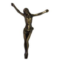 Articles funéraires en bronze antique J01, métal, Jésus pour cercueil, Christ