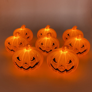 Halloween Glowing Evil Pumpkin Headlamp Decoration Haunted House Scene Decoration Item Pumpkin Night Light Party Atmosphere - Product Image 2
