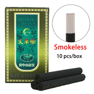 Mockas 12 × 120 mm rauchfreie Moxa-Rollen Stick <span class=keywords><strong>Moxibustion</strong></span>-Akupunktur-<span class=keywords><strong>Massage</strong></span> - Product Image 5