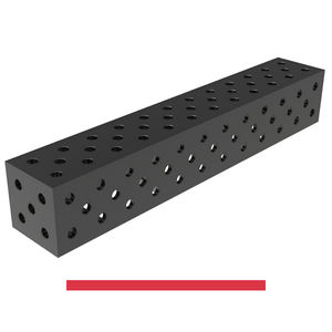 SteelMax GPPH 1200x200x200mm bloque de conexión, 15mm de espesor, 28mm agujeros, rejilla diagonal - Product Image 1