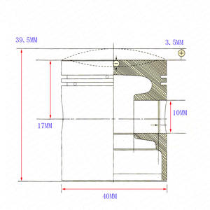 40MM 10MM Piston Ring Bearing Kit for 40-5 43CC Mini <strong>Moto</strong> Quad ATV Dirt Pit Cross Bike <strong>Parts</strong> - Product Image 3