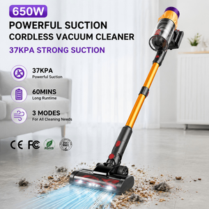 Aspirateur intelligent sans fil vertical et portable, électrique, pour sols humides et secs, avec filtre HEPA autonettoyant, pour la maison et l'hôtel - Product Image 1