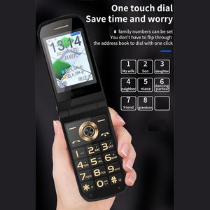 Teléfono Flip de Alta Calidad Desbloqueado 2G GSM Doble SIM con Pantalla de 2.4" para <span class=keywords><strong>Personas</strong></span> <span class=keywords><strong>Mayores</strong></span> con Botones Grandes, Altavoz Potente y Diseño Ultrafino de Metal - Product Image 2