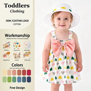 Vestito Estivo per Neonati in Cotone con Stampa Floreale, Abito di Alta Qualità per Bambini, Prodotto di Tendenza - Product Image 1