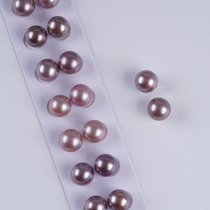 Natural 10-11mm Freshwater White Pearls <b>Beads</b> Coated Bright Oil Semi-Finished DIY Handmade <b>Bead</b> <b>Bracelet</b> Necklace Bare Chain - Product Image 5