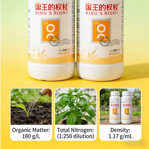 Pour KING'S RIGHT, stimulant de rendement universel pour les cultures de champ, les <span class=keywords><strong>arbres</strong></span> <span class=keywords><strong>fruitiers</strong></span>, YDA, biostimulant, <span class=keywords><strong>engrais</strong></span> liquide, 100% biologique, 100% - Product Image 3