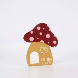 Adornos Magnéticos Personalizables de Madera con Forma de Hongo, Pegatinas para Refrigerador, Artesanías para Decoraciones Creativas del Hogar y Escritorio - Product Image 4