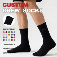 Chaussettes de sport en coton personnalisées avec logo brodé, échantillons gratuits pour les séances d'entraînement en studio de fitness