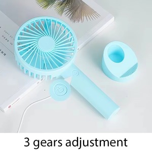 Custom Logo Promotional <b>Mini</b> Fan USB Rechargeable 1200mAh 3 Speed <b>Portable</b> Handheld Fan for Events Business Gifts Bulk Order - Product Image 2