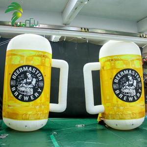 Taza de cerveza inflable, barril de cerveza inflable de plástico, botella de cerveza inflable gigante de publicidad personalizada - Product Image 1