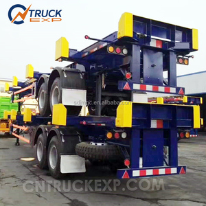 Thiết bị đầu cuối Skeleton Trailer sân Chassis 3 trục 2 trục Skeleton Trailer - Product Image 6
