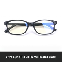 Lunettes aveugles de couleur rouge et verte La myopie transparente incolore masculine générale peut être équipée d'une correction de degré