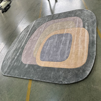 Superbe tapis pour bébé fait main, personnalisable en forme/taille/couleur, tapis en laine écologique pour la maison, le salon et la chambre