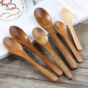 Solid Wood Spoons Eco Friendly Small Tea Spoon For <b>Honey</b> Jam Daily Use - Product Image 1