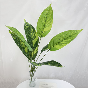 Plante Artificielle Meiyu Craft Flower Factory, Feuilles Fendues à 9 Têtes, 98 cm, Décoration de Mariage, Accessoires pour la Maison - Product Image 4