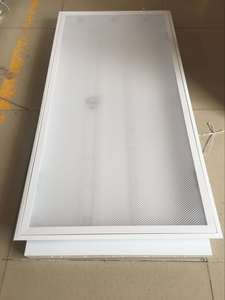 T8 hiện đại <span class=keywords><strong>2x4</strong></span> led RECESS Bảng điều chỉnh ánh sáng với lăng kính khuếch tán lưới Bảng điều khiển cho văn phòng sắt cơ thể - Product Image 3