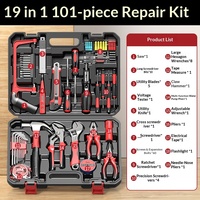 Boîte à outils ménagère, jeu de tournevis en métal, kit d'outils à main, matériel pour électriciens, réparation automobile, tournevis multifonction