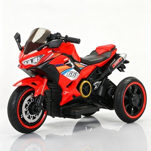 มอเตอร์ไซค์ไฟฟ้าสำหรับเด็ก ดีไซน์ใหม่ คุณภาพสูง ขนาดใหญ่ 6V สำหรับเด็กอายุ 2-4 <span class=keywords><strong>ป</strong></span>ี พร้อมไฟ แบตเตอรี่ในตัว รองรับ <span class=keywords><strong>MP3</strong></span> และ USB - Product Image 1