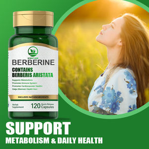 OEM berberina Hcl cloridrato capsule con <span class=keywords><strong>Berberis</strong></span> <span class=keywords><strong>Aristata</strong></span> integratori vegano berberberina capsule integratore a base di erbe - Product Image 3