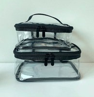 Pochette cosmétique transparente avec fenêtre, étui personnalisé avec logo, pochette de maquillage, étui cosmétique
