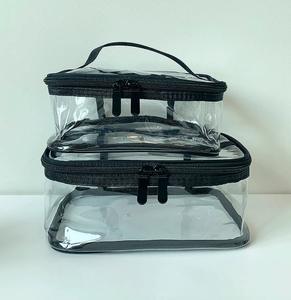 Pochette cosmétique transparente avec fenêtre, étui personnalisé avec logo, pochette de maquillage, étui cosmétique - Product Image 3