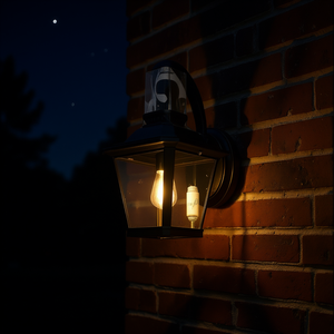 Db <b>Outdoor</b> Wall Sconce <b>Light</b> Clear Glass E27 Bulb 3000K Ip65 Waterproof Aluminum Alloy 1pack - Product Image 2