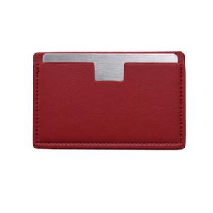 Custom Logo Small Compact <b>Makeup</b> <b>Mirror</b> <b>Travel</b> Gift with Pu Leather & Stainless Steel Personalized Credit Card Pocket <b>Mirror</b> - Product Image 5