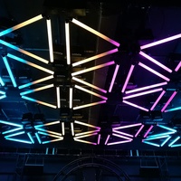 Lumière de scène rgb dj éclairage led lumière