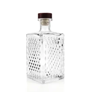 北欧玻璃酒瓶酒杯酒瓶玻璃瓶500毫升酒