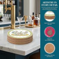 Lot de 12 sous-verres en bois Mahjong, accessoires amusants pour le jeu de Mahjong, cadeaux pour femmes, maman, décoration pour soirée de jeu de table, pour les amateurs de Mahjong