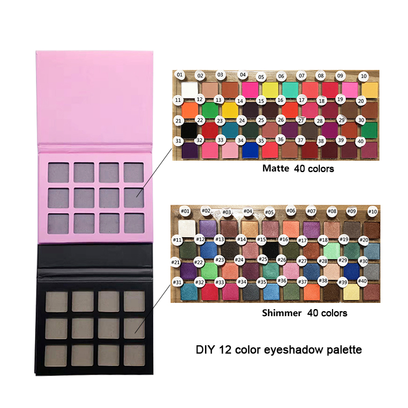 Оптовая продажа, искусственная палитра теней для век, частная этикетка, искусственный макияж, Сделайте свою собственную палитру теней для век