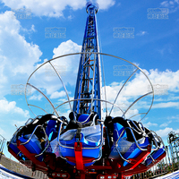 Tour de tour de chute de ciel de frisson de chute libre de conception d'attraction de parc d'attractions avec du CE