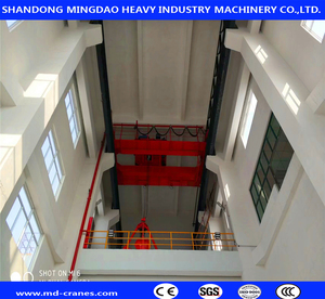 Tùy chỉnh Đôi Chùm trên không đi du lịch cầu cẩu 25m Công suất tối đa mới được sử dụng cho trang trại hội thảo sử dụng các tính năng Thiết bị thủy lực - Product Image 4