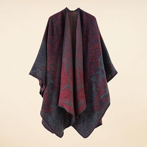 Autunno inverno nuovo scialle in finto Cashmere sciarpa stile floreale femminile caldi scialli aperti e sciarpe etniche <span class=keywords><strong>di</strong></span> lusso sciarpe e scialli - Product Image 4