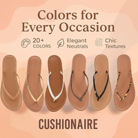 Sandales plates personnalisées pour femmes en cuir PU, tongs confortables, chaussures décontractées d'été, tongs tendance pour femmes et filles