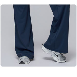 Celana Legging Olahraga High Waisted Model Lurus Lebar, Longgar, dan Kasual dengan Logo Kustom Terbaru GH - Product Image 4